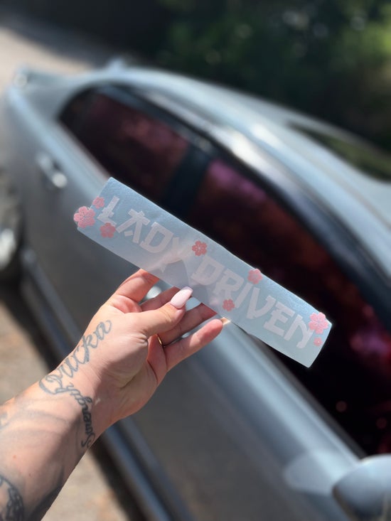 Lady Driven Decal