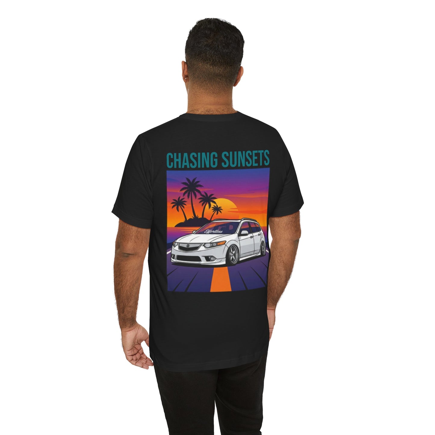 Chasing Sunsets Car Graphic Tee