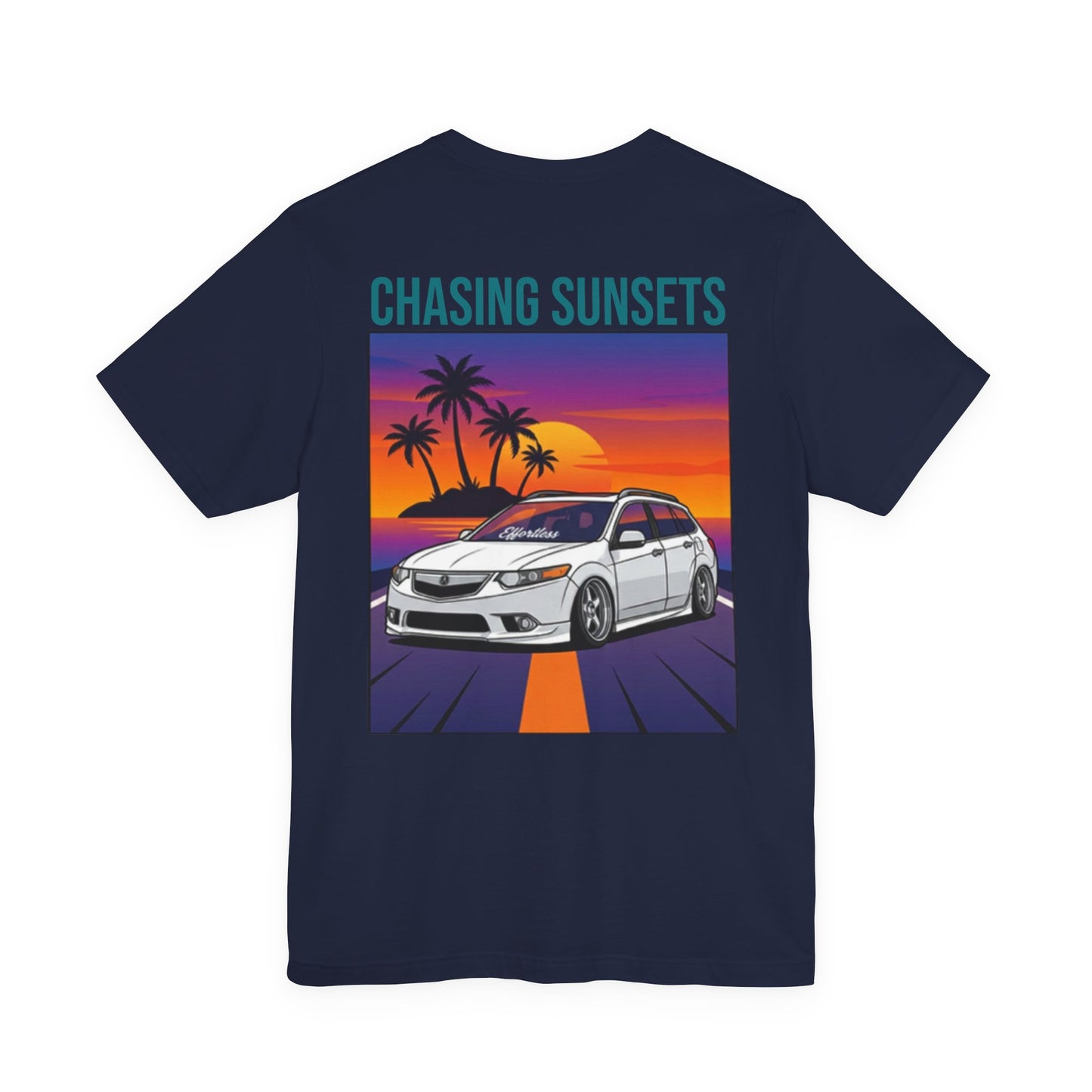 Chasing Sunsets Car Graphic Tee