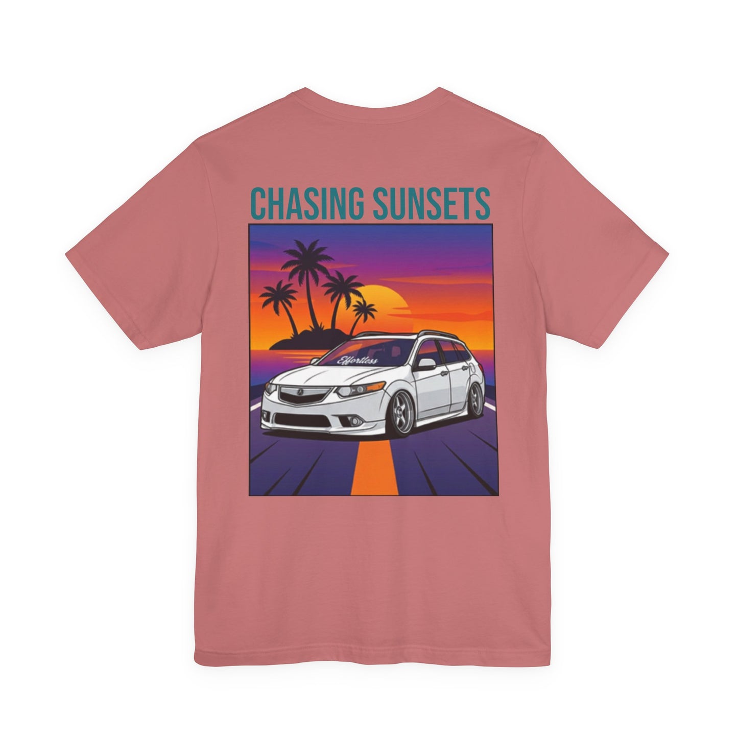 Chasing Sunsets Car Graphic Tee