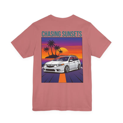 Chasing Sunsets Car Graphic Tee