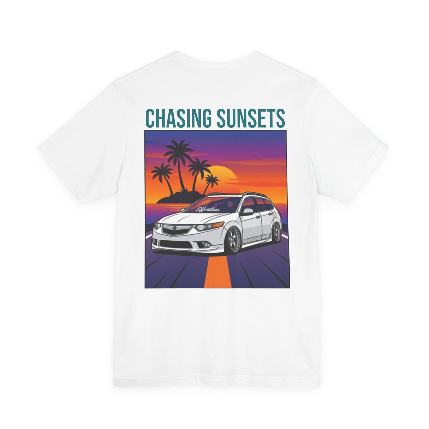 Chasing Sunsets Car Graphic Tee