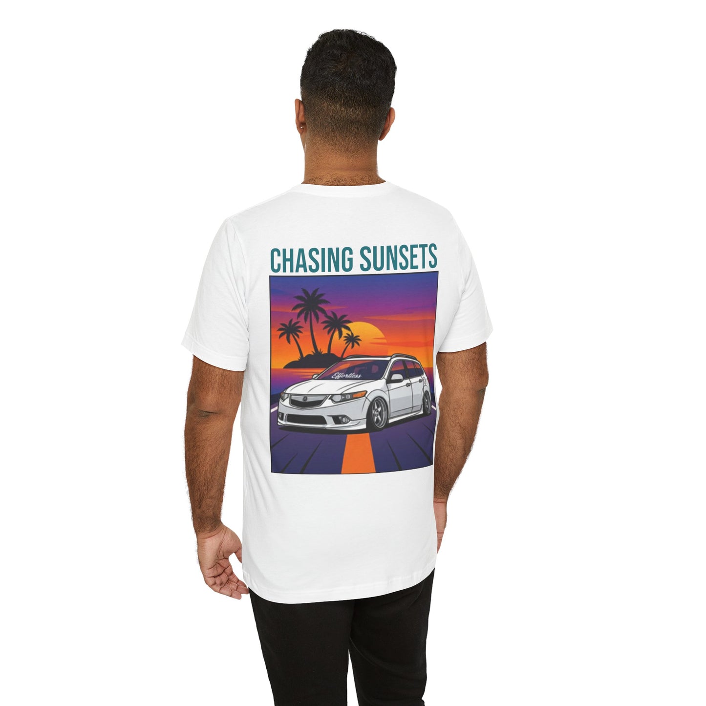Chasing Sunsets Car Graphic Tee