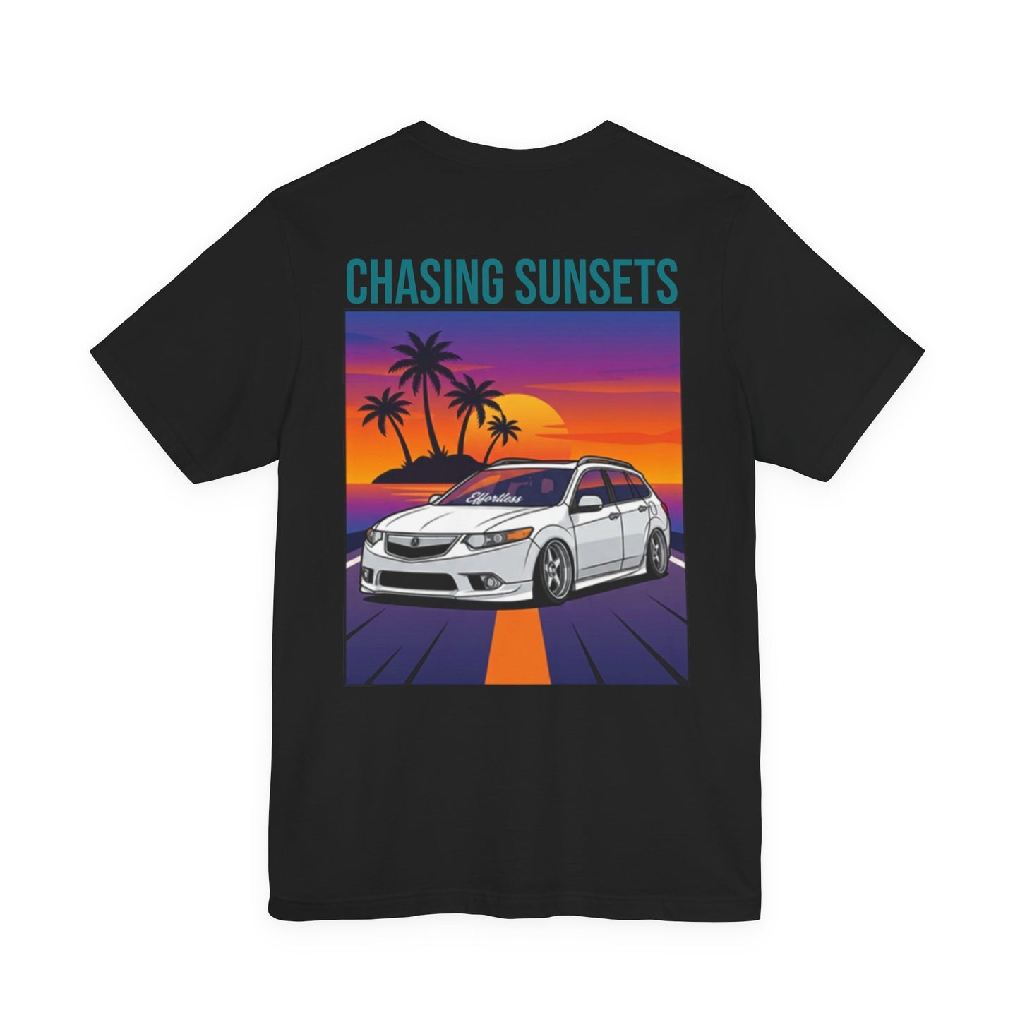 Chasing Sunsets Car Graphic Tee
