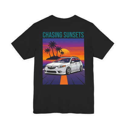 Chasing Sunsets Car Graphic Tee